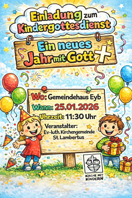 Kindergottesdienst Januar 2026