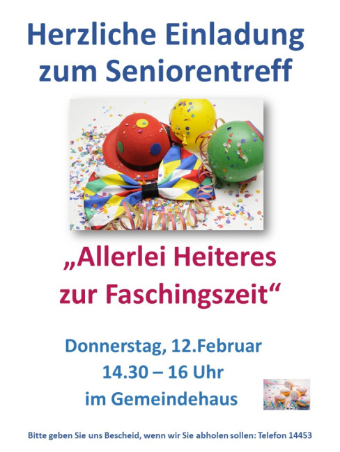Seniorentreff Februar 2026